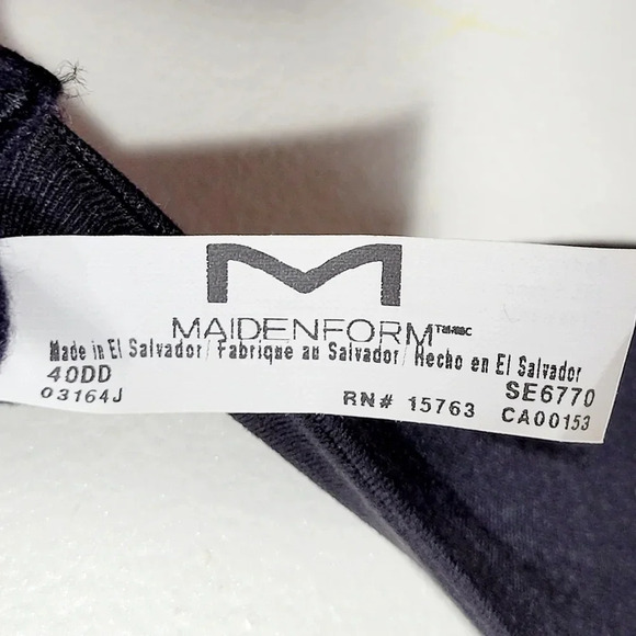 40DD Maidenform Self Expressions Extra Coverage UW Bra - Picture 4 of 8